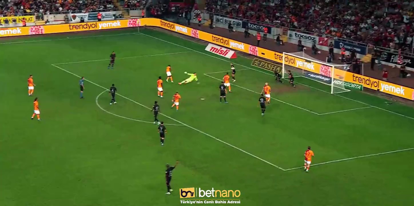 Hatayspor 1 - [1] Galatasaray - Wilfried Zaha 28'