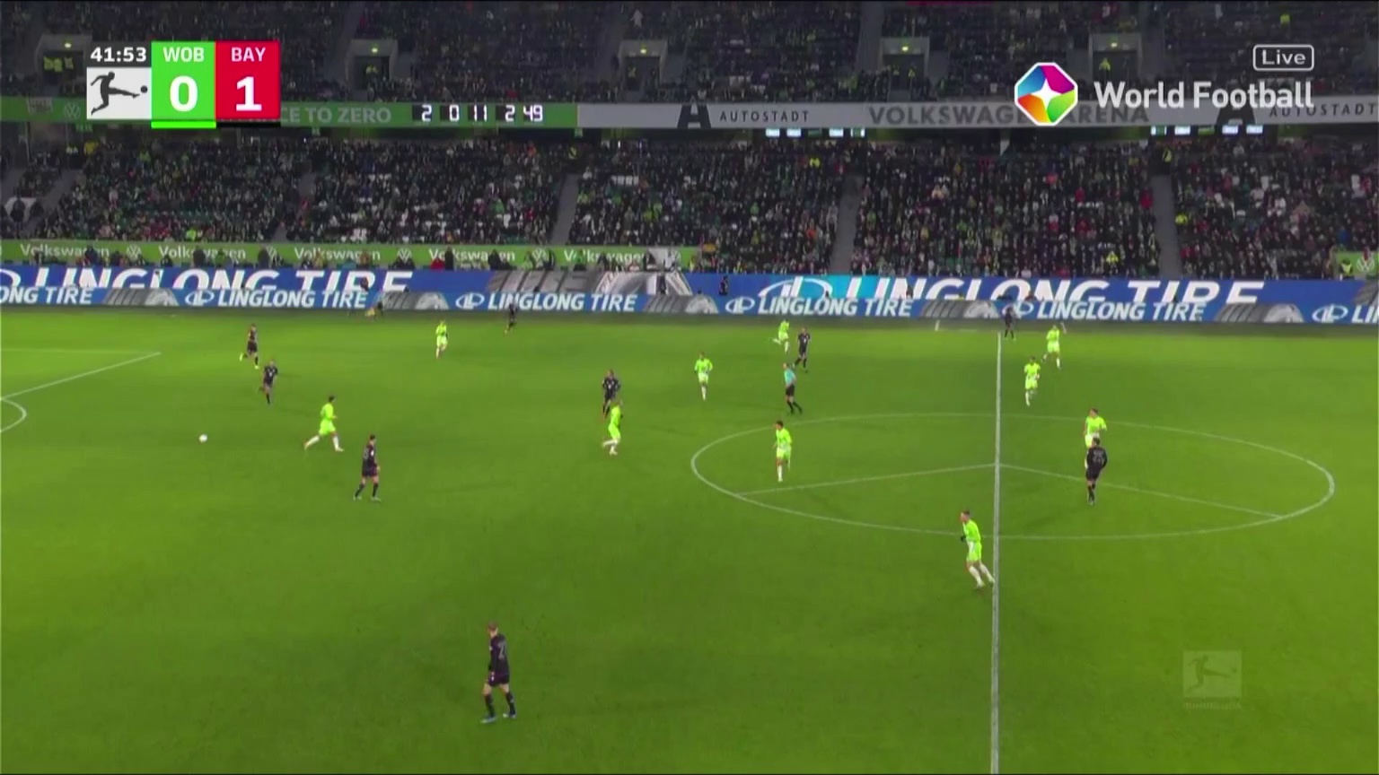 Wolfsburg 0 - [2] Bayern Munich - Harry Kane 43â€Ž'â€Ž great goal