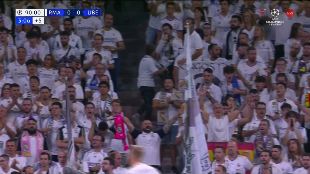 Real Madrid [1] - 0 Union Berlin - Jude Bellingham 90â€Ž+â€Ž4â€Ž'â€Ž