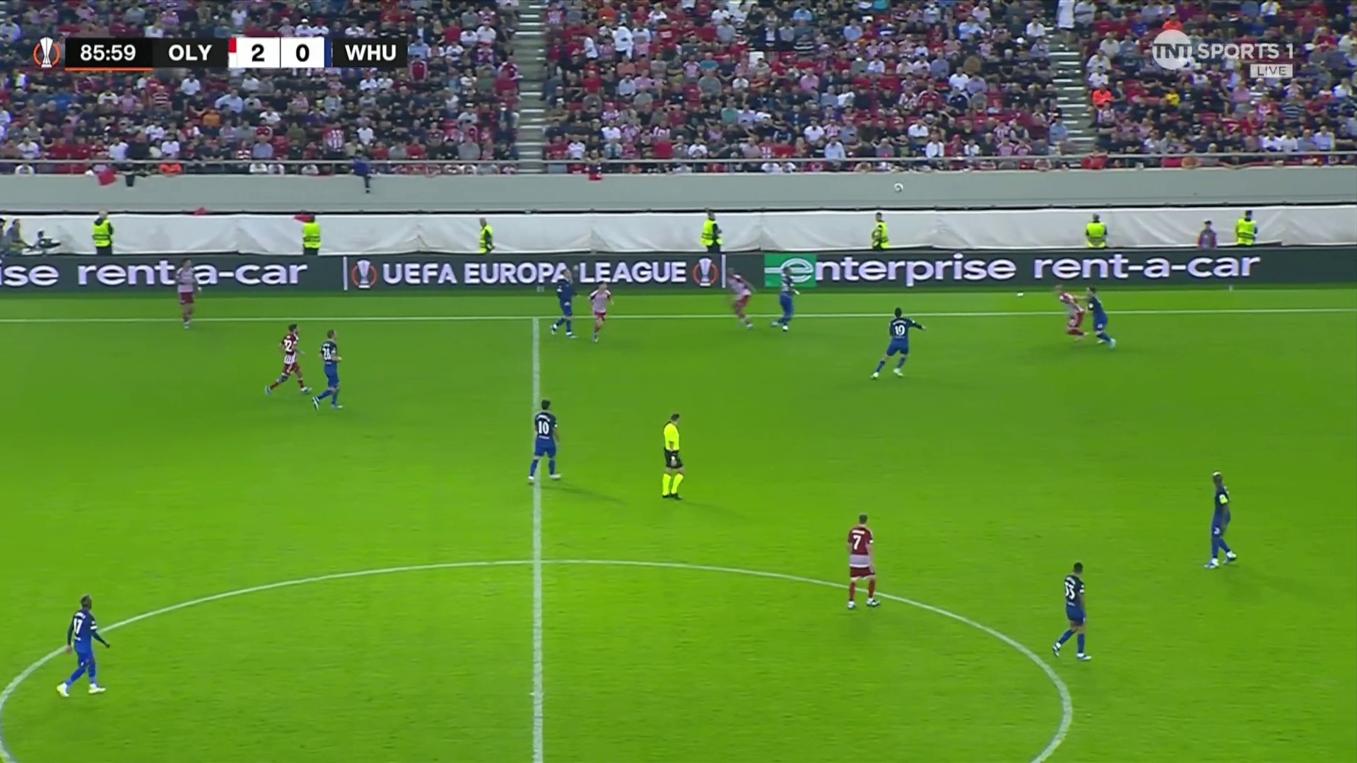 Olympiakos 2 - [1] West Ham - Lucas Paqueta great goal 87'