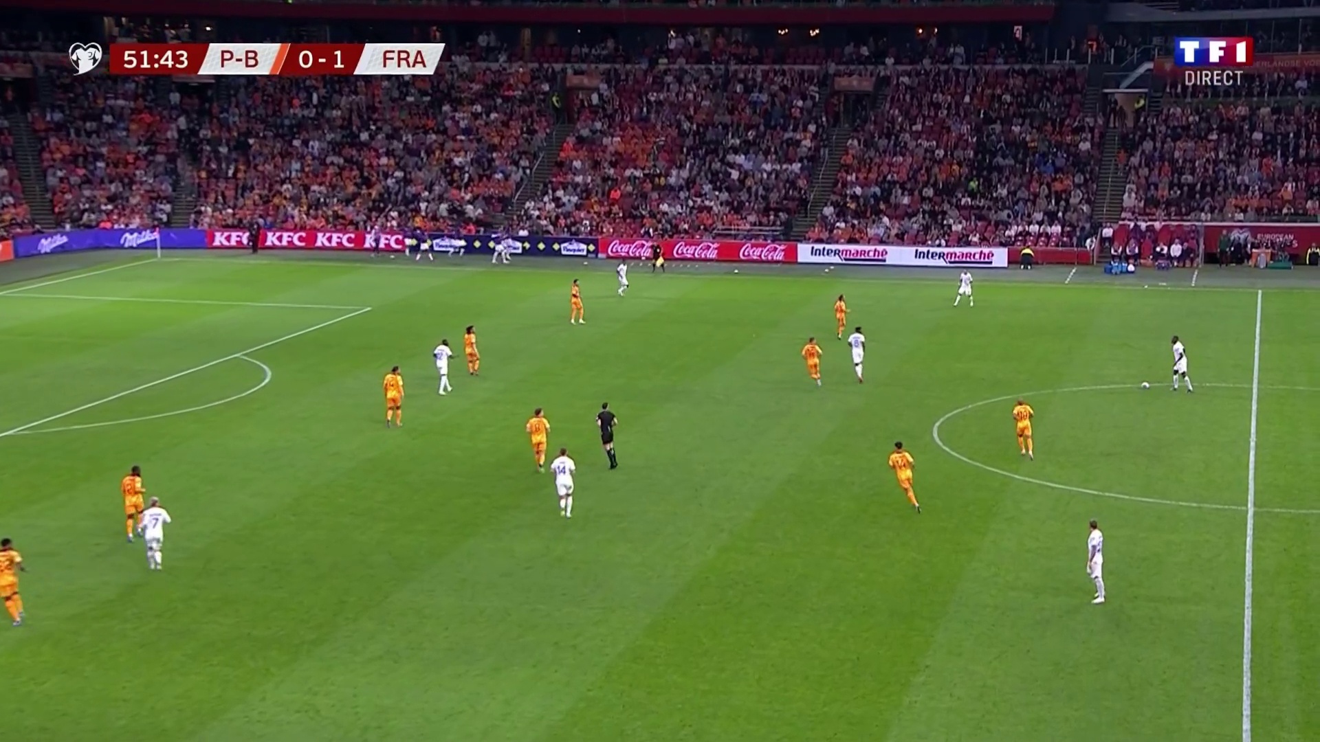 Netherlands 0 - [2] France - Kylian MbappÃ© great goal 53'