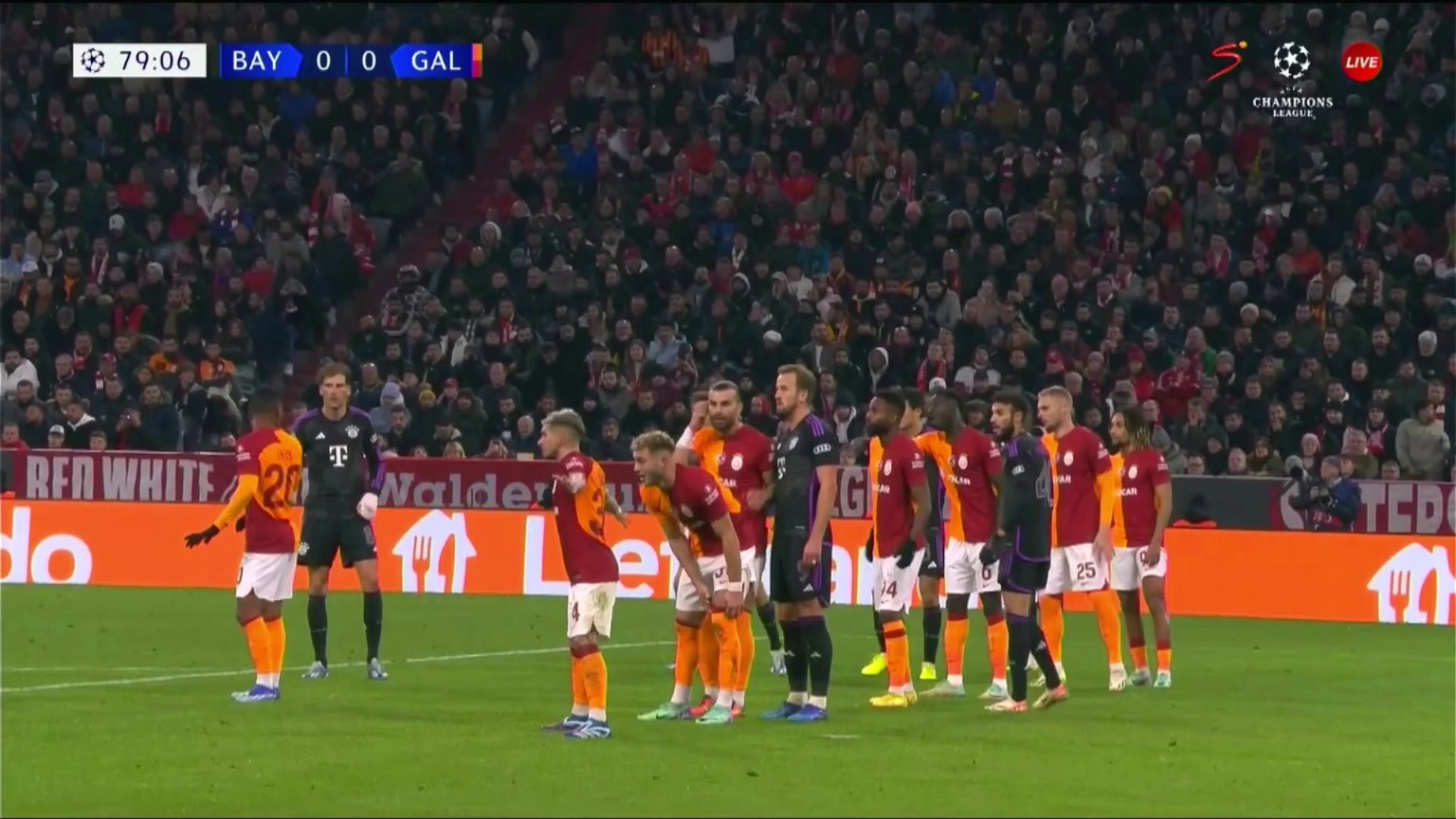 Bayern Munich [1] - 0 Galatasaray - Harry Kane 80â€Ž'â€Ž
