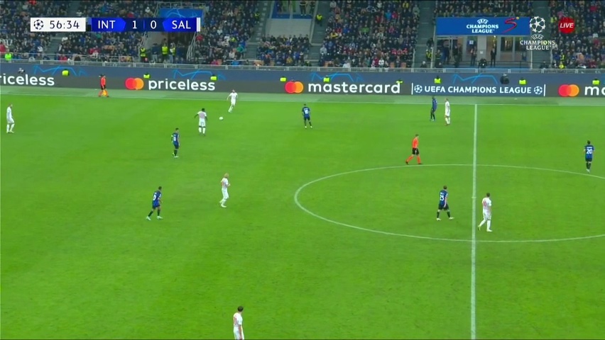 Inter 1 - [1] FC Salzburg - Oscar Gloukh 57â€Ž'â€Ž