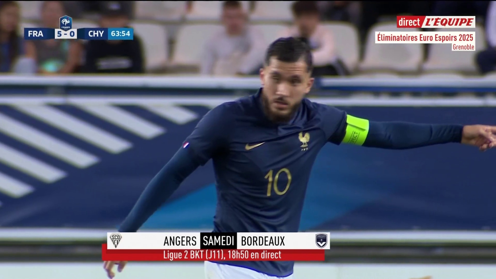 France [6] - 0 Cyprus - Rayan Cherki 64'