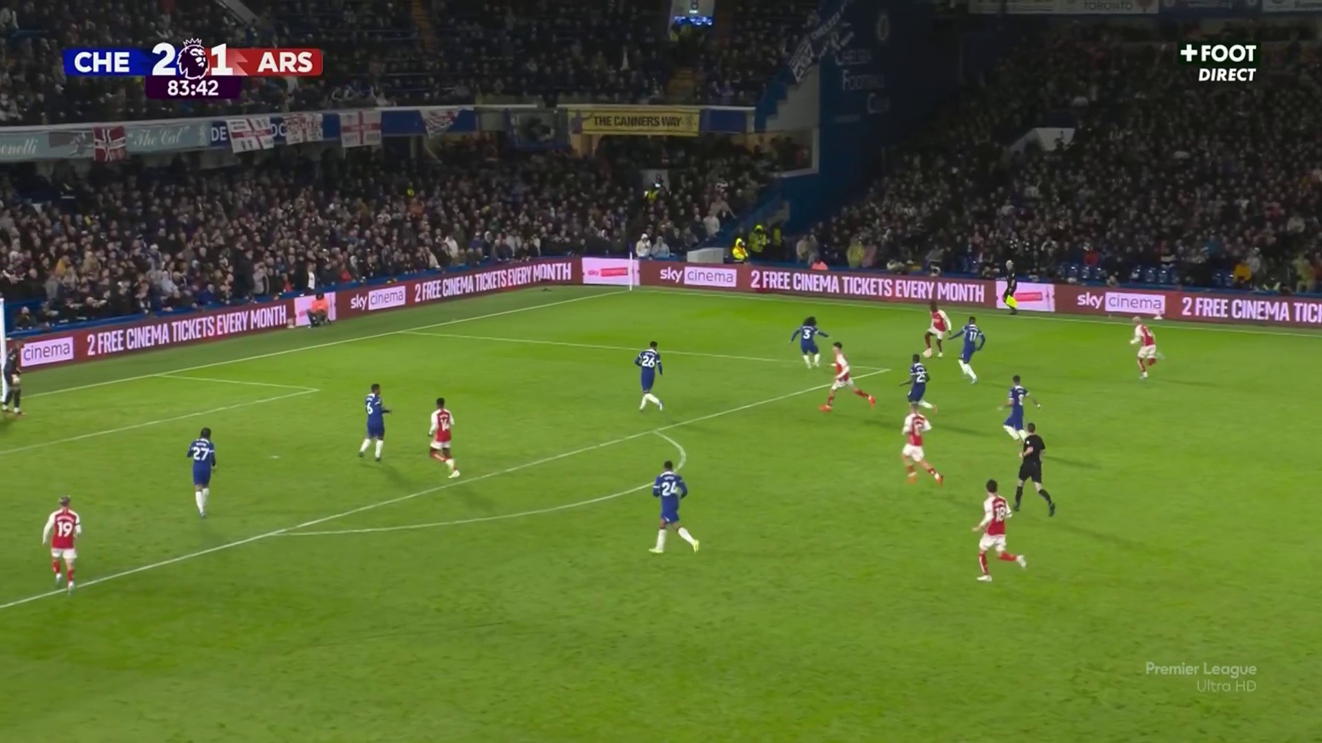 Chelsea 2 - [2] Arsenal - Leandro Trossard 84'