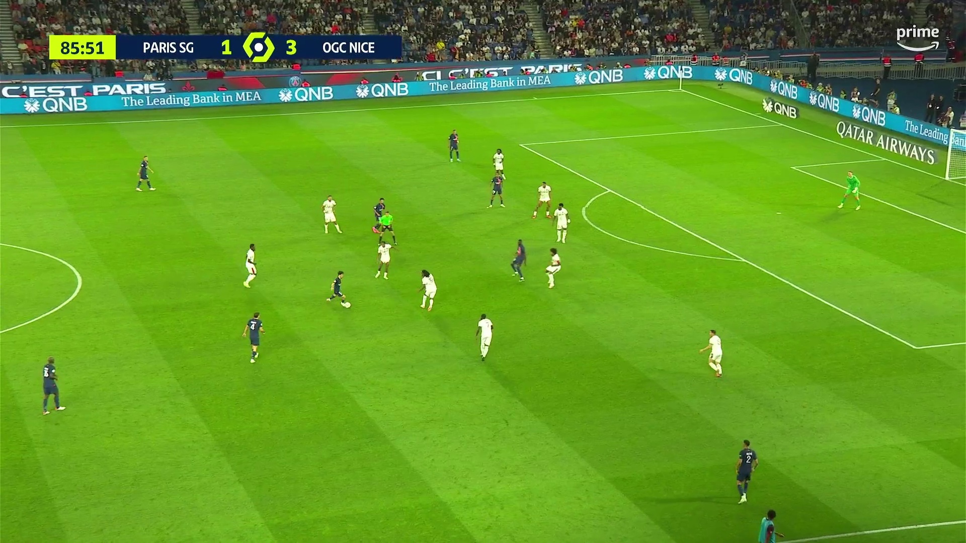PSG [2] - 3 Nice - Kylian MbappÃ© great goal 87'