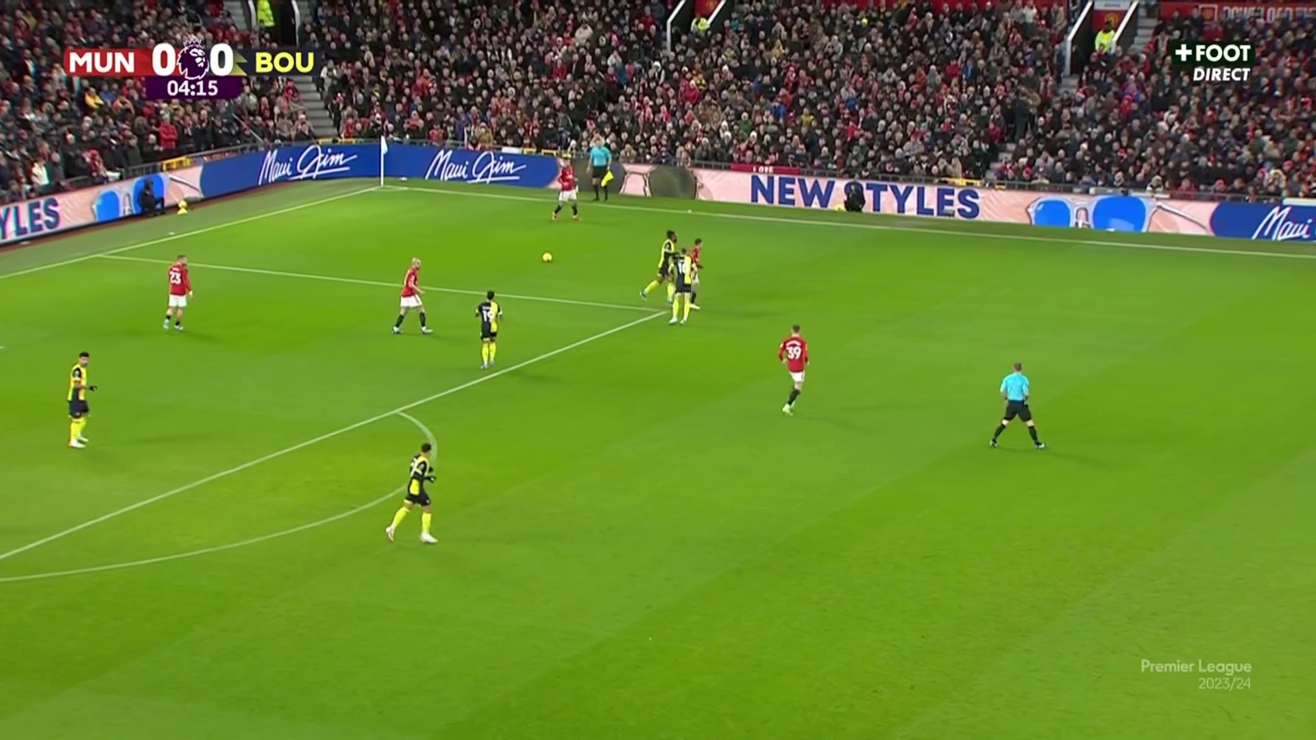 Manchester United 0 - [1] Bournemouth - Dominic Solanke 5'