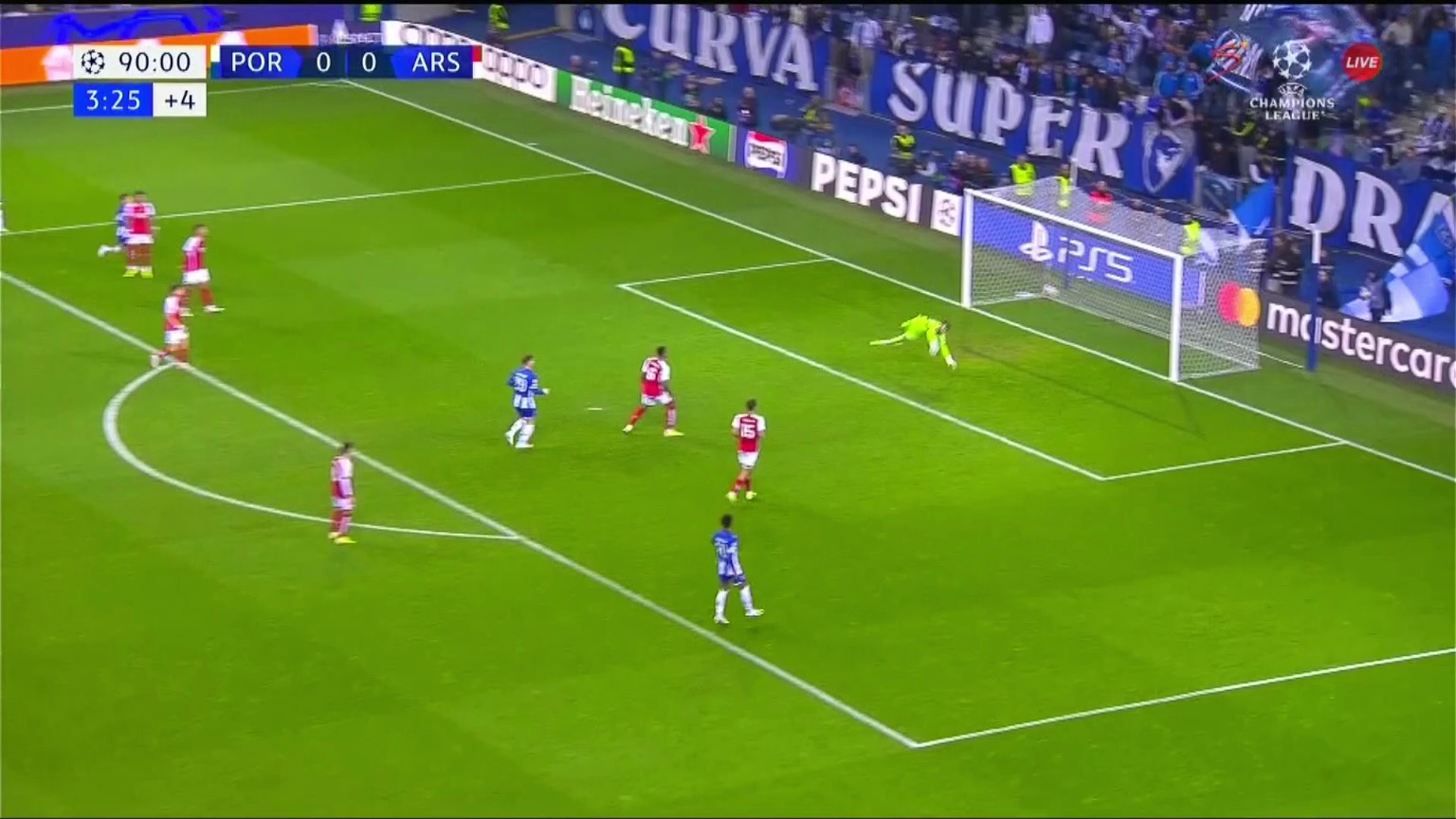 FC Porto [1] - 0 Arsenal - Wenderson Galeno 90â€Ž+â€Ž4â€Ž'â€Ž