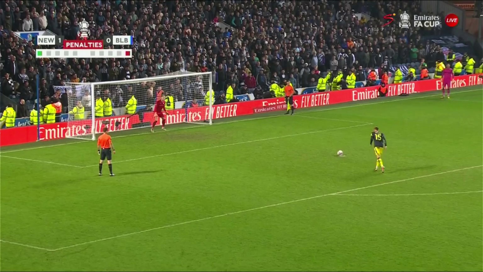 Blackburn Rovers Vs Newcastle United - Penalty Shootout