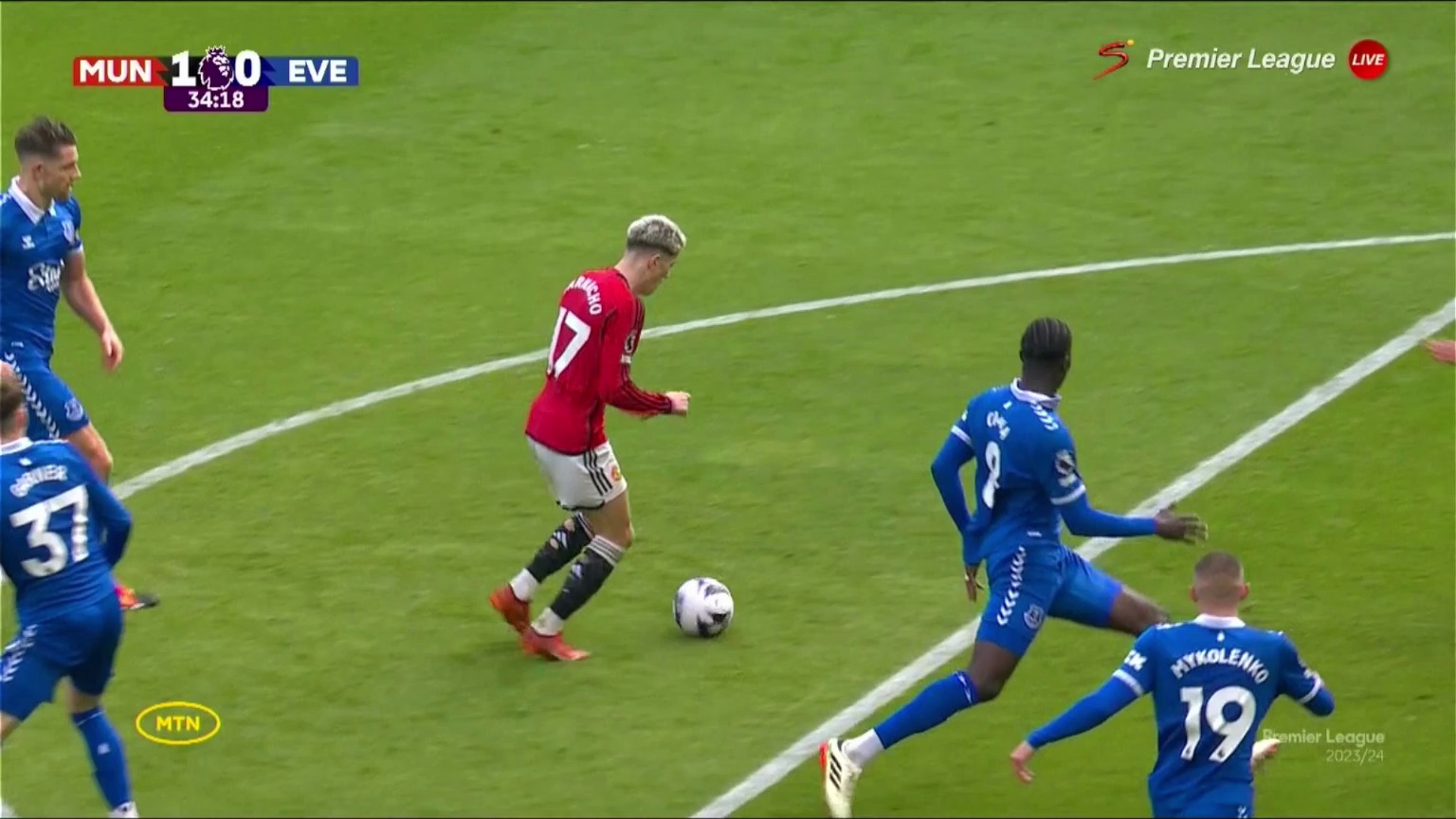 Manchester United [2] - 0 Everton - Marcus Rashford (penalty) 36â€Ž'â€Ž
