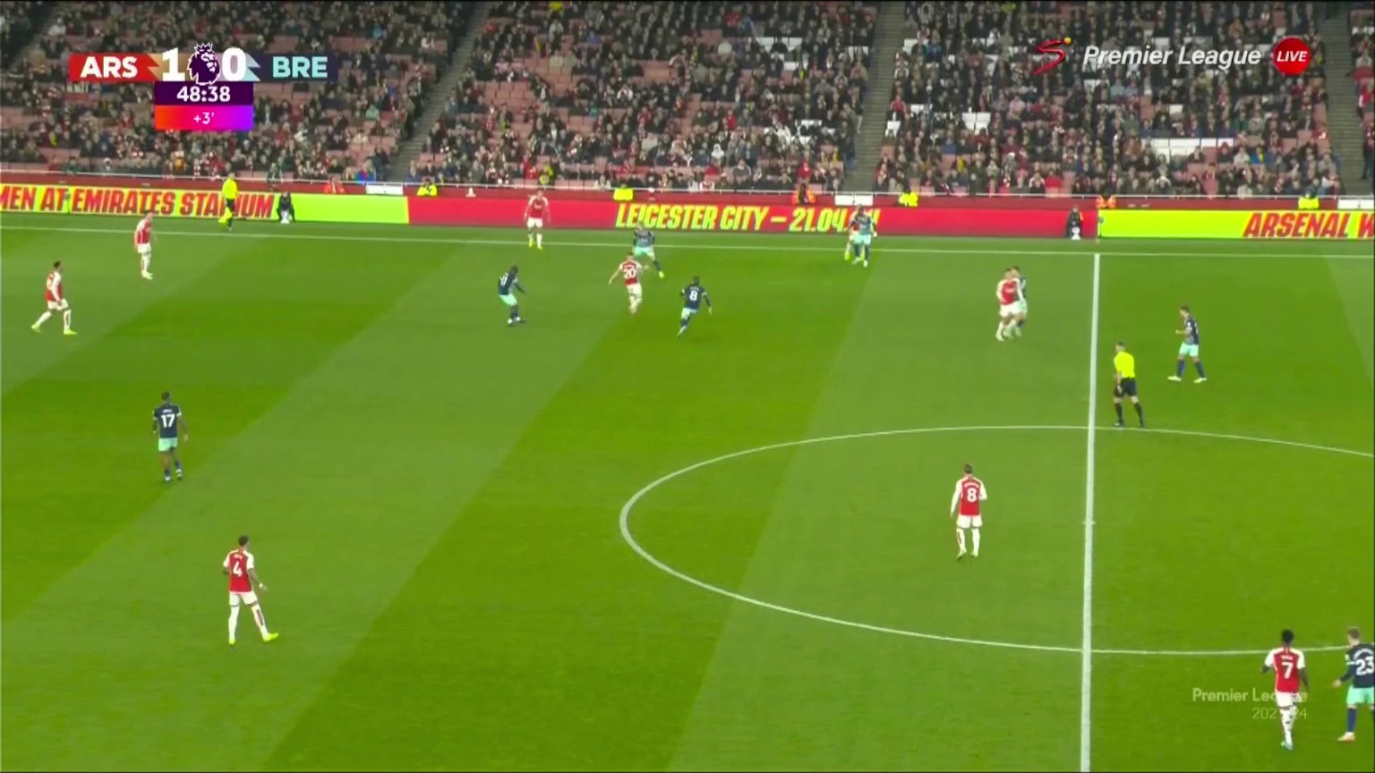 Arsenal 1 - [1] Brentford - Yoane Wissa 45â€Ž+â€Ž4â€Ž'â€Ž