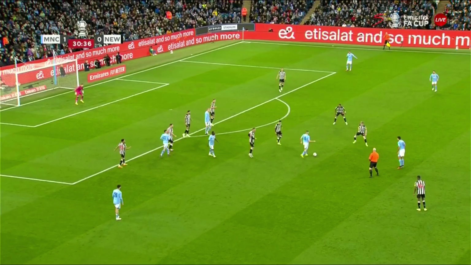 Manchester City [2] - 0 Newcastle United - Bernardo Silva 31â€Ž'â€Ž