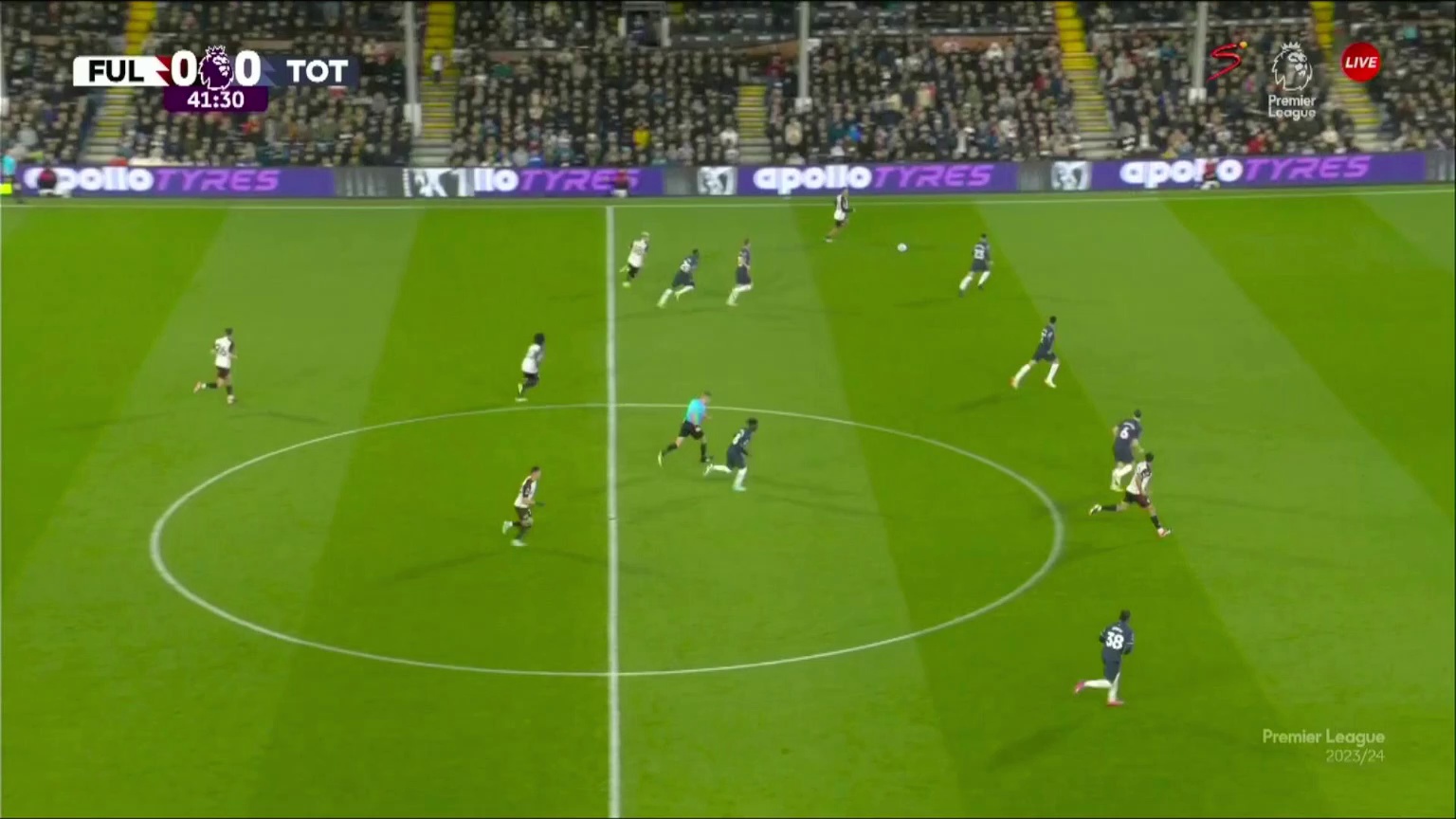 Fulham [1] - 0 Tottenham Hotspur - Rodrigo Muniz 42â€Ž'â€Ž