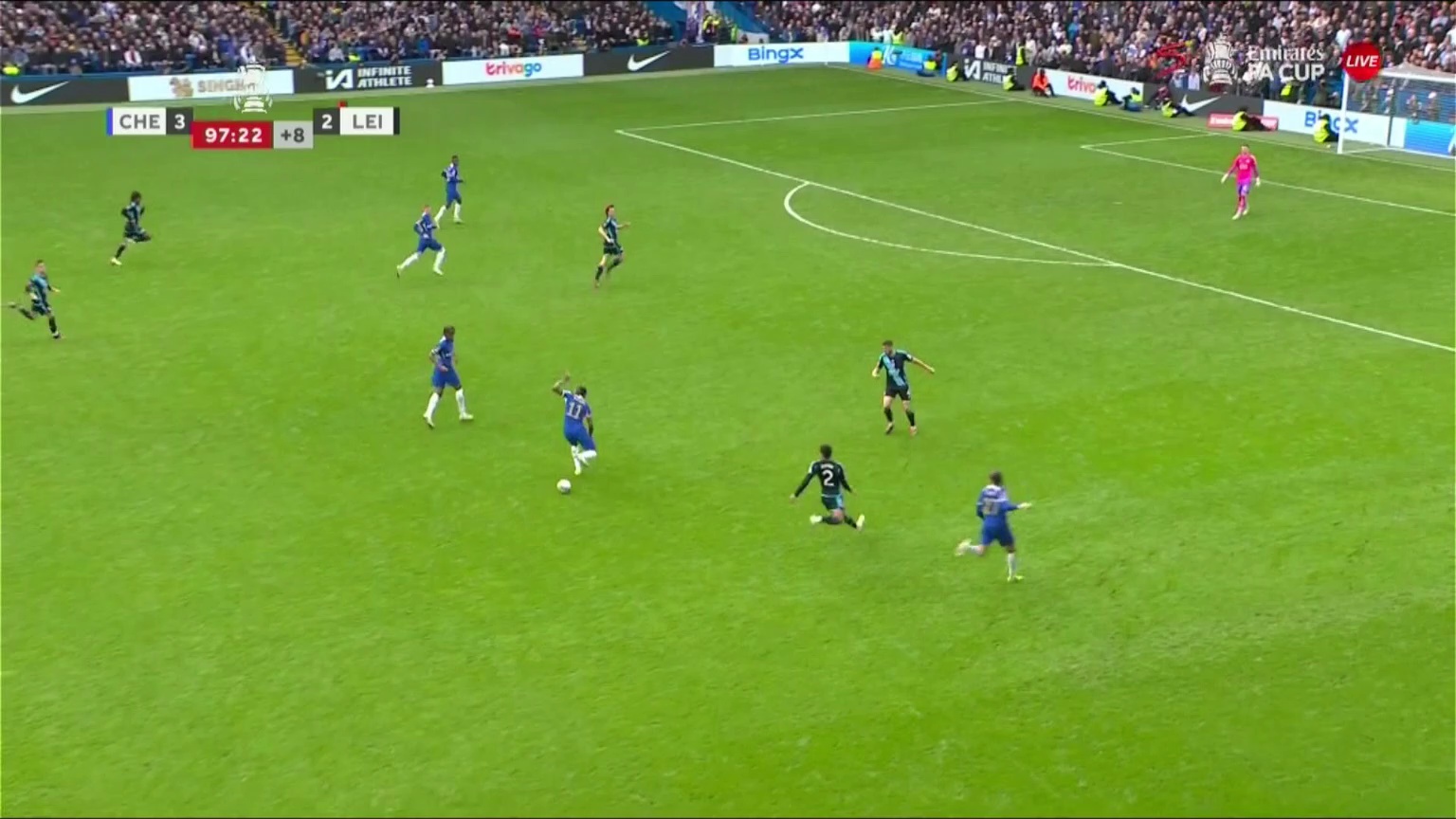 Chelsea [4] - 2 Leicester City - Noni Madueke 90â€Ž+â€Ž8â€Ž'â€Ž