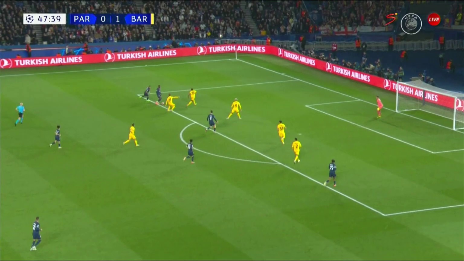Paris Saint-Germain [1] - 1 Barcelona - Ousmane Dembele 48â€Ž'â€Ž