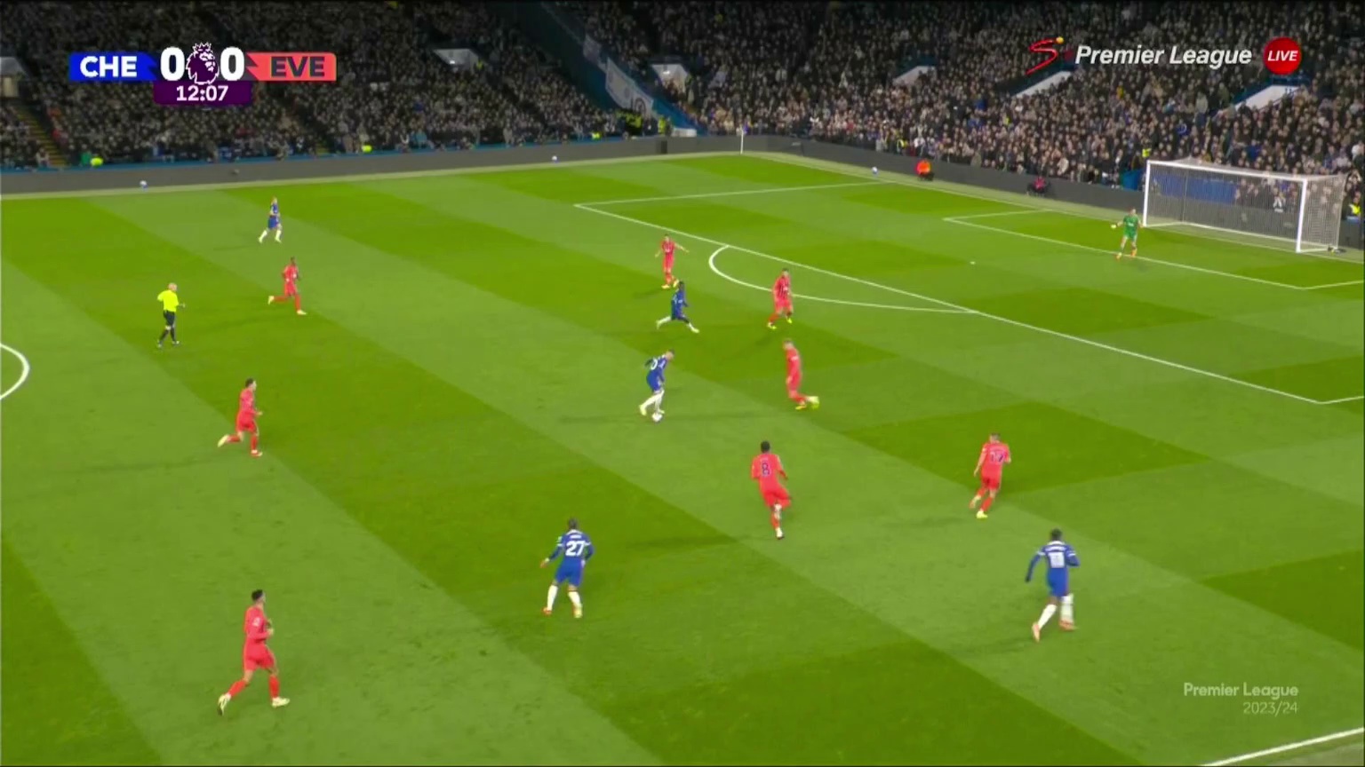 Chelsea [1] - 0 Everton - Cole Palmer 13â€Ž'â€Ž