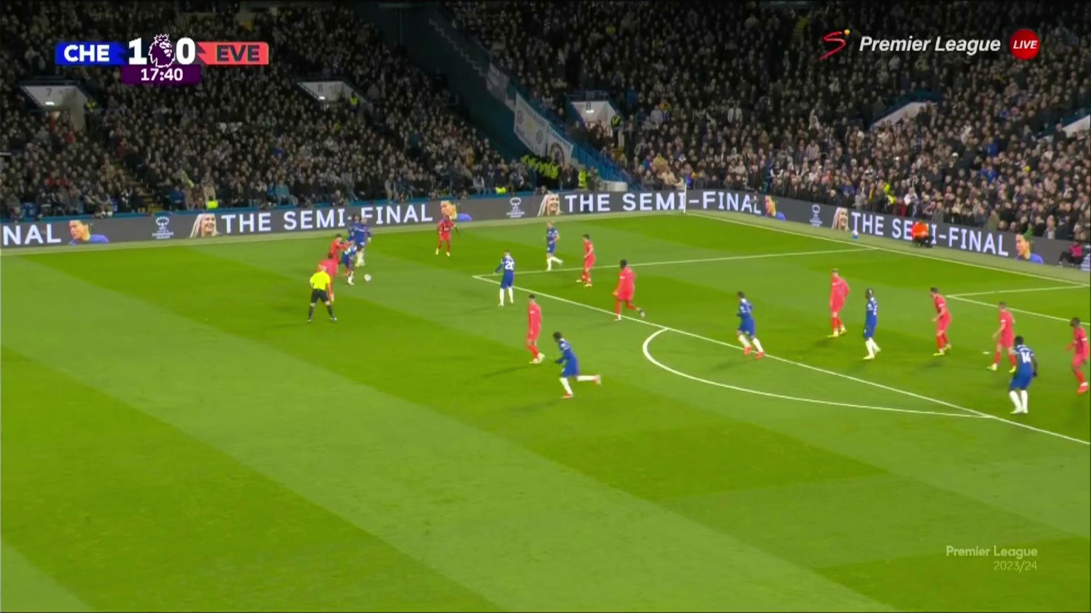 Chelsea [2] - 0 Everton - Cole Palmer 18â€Ž'â€Ž