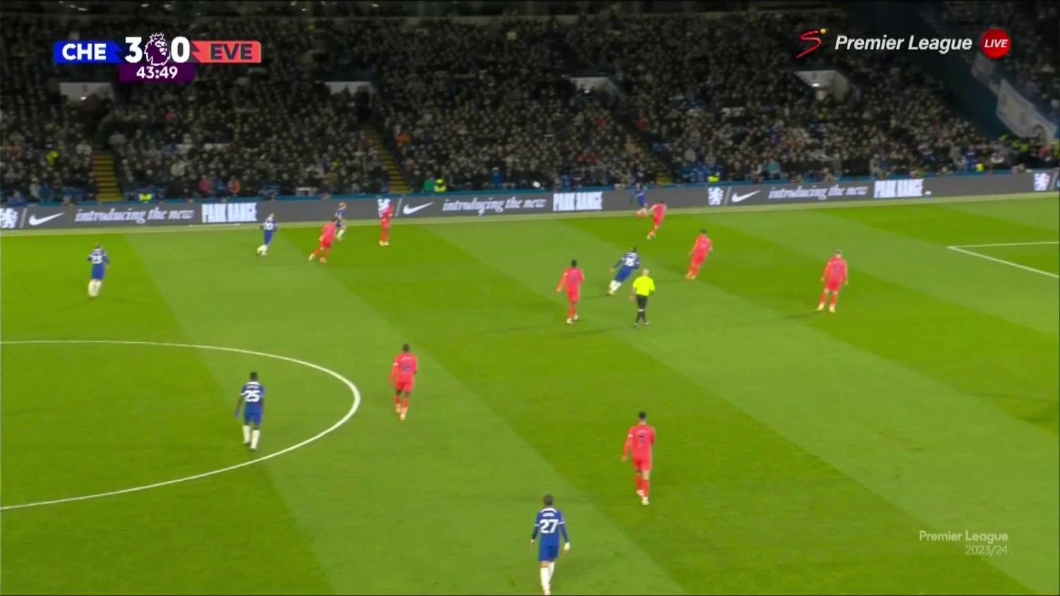 Chelsea [4] - 0 Everton - Nicolas Jackson 44â€Ž'â€Ž