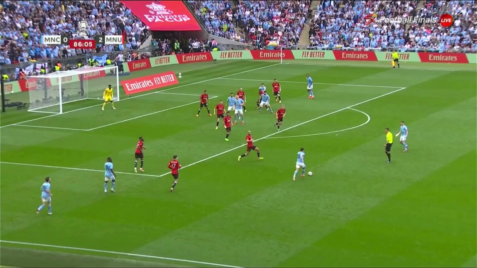 Manchester City [1] - 2 Manchester United - Jeremy Doku 87â€Ž'â€Ž