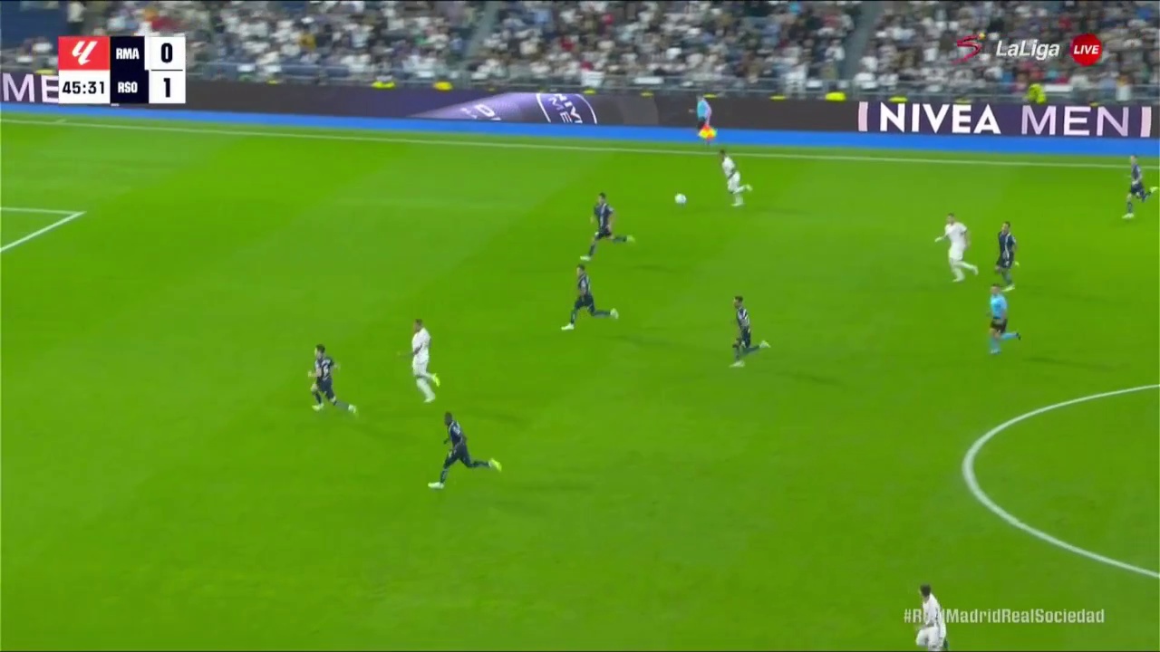 Real Madrid [1] - 1 Real Sociedad - Federico Valverde 46â€Ž'â€Ž
